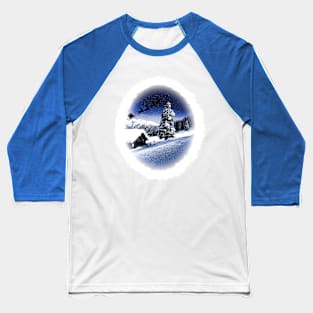 Santa's sleigh Baseball T-Shirt